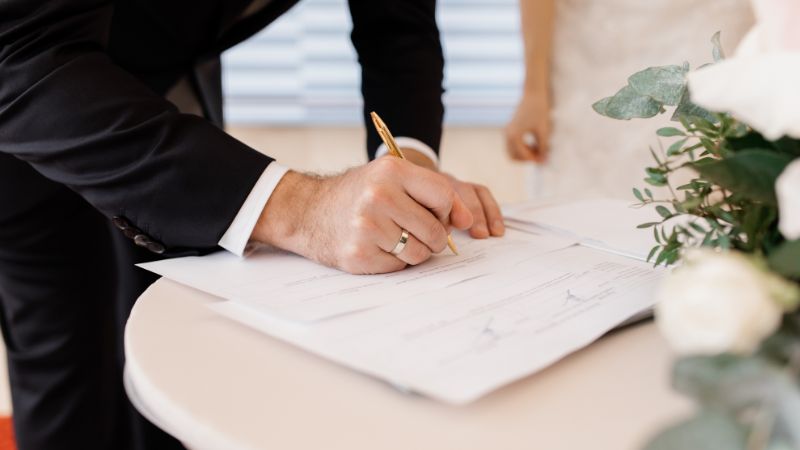 O valor do casamento no civil pode variar de acordo com o estado